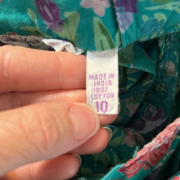 Komil Hawaii Girls Floral skort jumper size 10 - Picture 10 of 11